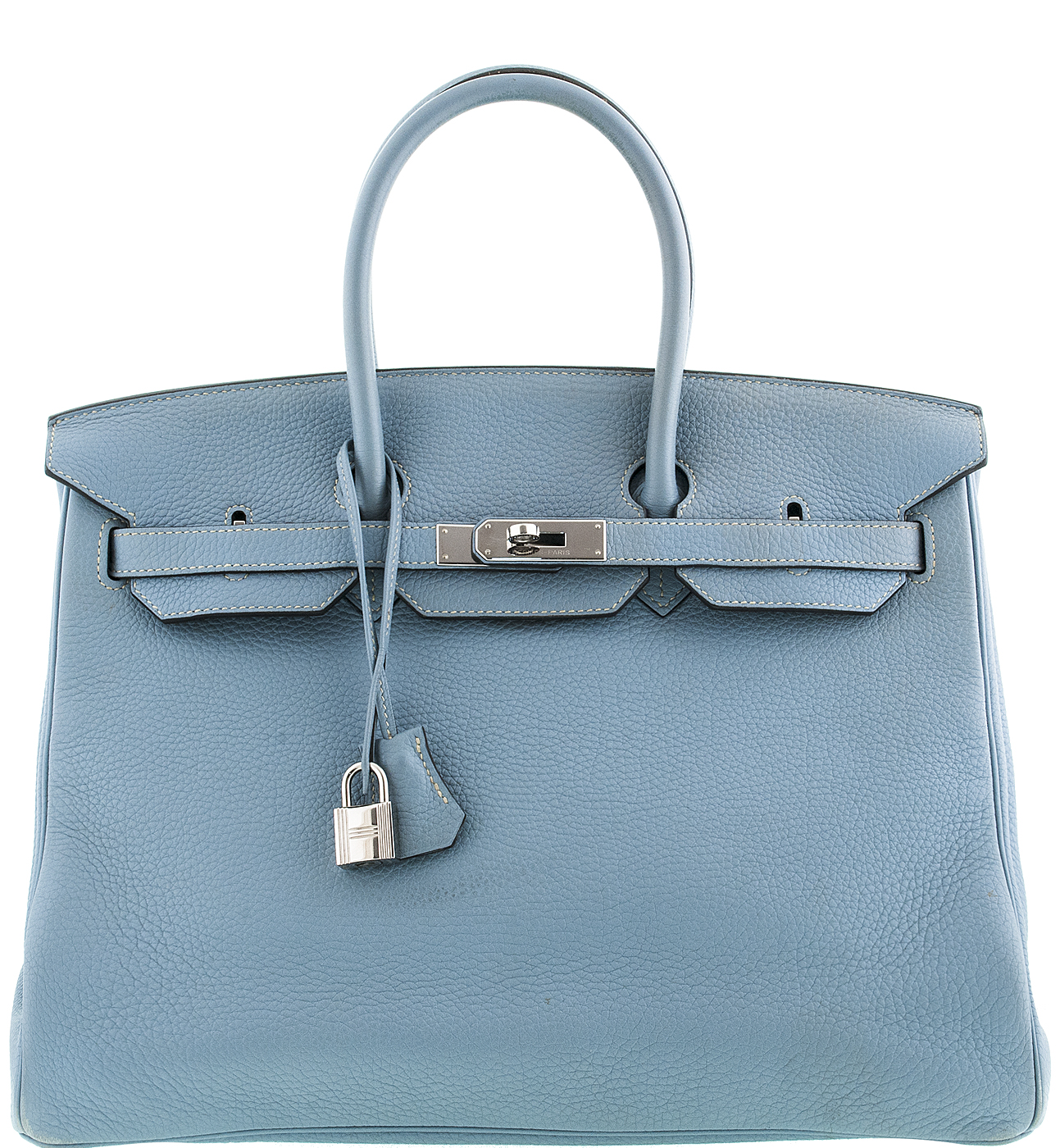 Birkin 35 Blue Lin Togo PHW