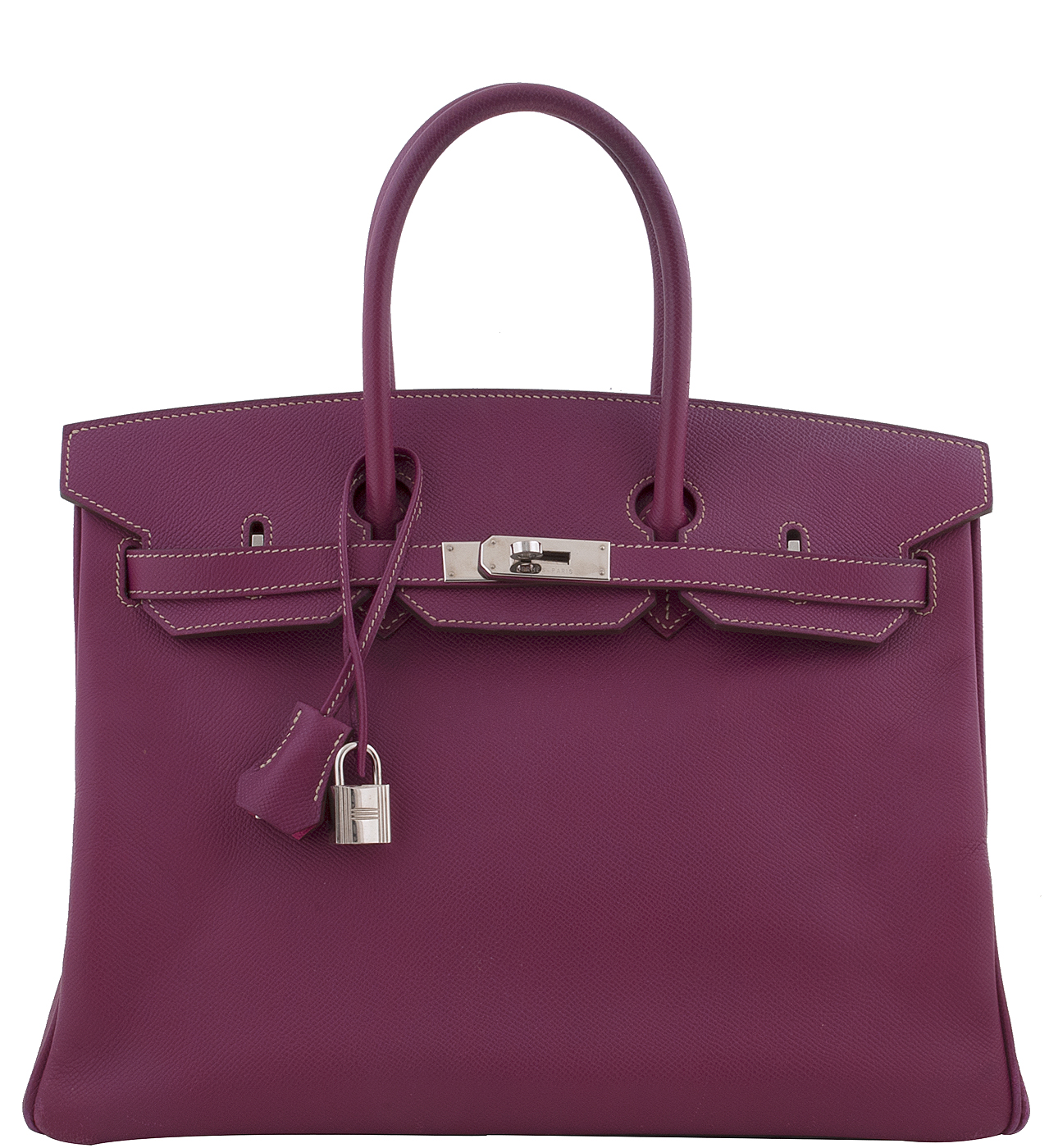 Birkin 35 Bi-color Tosca Epsom PHW 
